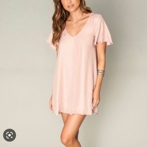 Size Medium. Show Me Your MuMu. Pink chiffon mini dress.